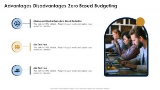 Advantages Disadvantages Zero Based Budgeting In Powerpoint And Google Slides Cpb