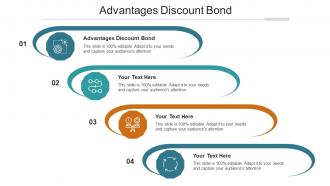 Advantages Discount Bond Ppt Powerpoint Presentation Gallery Gridlines Cpb