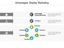 Advantages display marketing ppt powerpoint presentation smartart cpb
