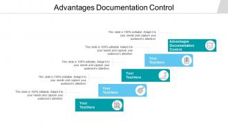 Advantages documentation control ppt powerpoint presentation file skills cpb