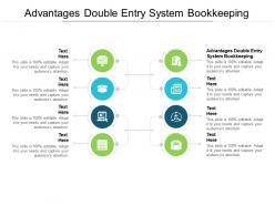 Advantages double entry system bookkeeping ppt powerpoint presentation show aids cpb