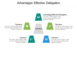 Advantages effective delegation ppt powerpoint presentation portfolio show cpb