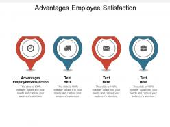 Advantages employee satisfaction ppt powerpoint presentation layouts microsoft cpb