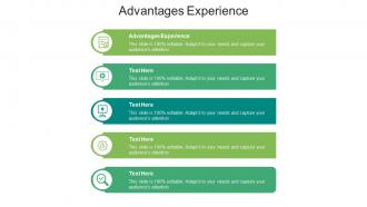 Advantages experience ppt powerpoint presentation styles topics cpb