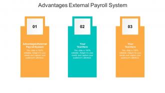Advantages external payroll system ppt powerpoint presentation infographics icon cpb