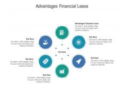 Advantages financial lease ppt powerpoint presentation styles design inspiration cpb