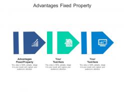 Advantages fixed property ppt powerpoint presentation file example cpb