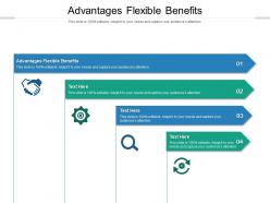 Advantages flexible benefits ppt powerpoint presentation outline slide download cpb