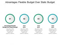 Advantages flexible budget over static budget ppt powerpoint presentation portfolio show cpb