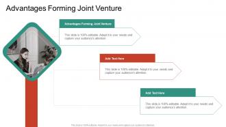 Advantages Forming Joint Venture In Powerpoint And Google Slides Cpb