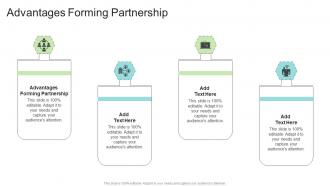 Advantages Forming Partnership In Powerpoint And Google Slides Cpb