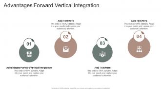 Advantages Forward Vertical Integration In Powerpoint And Google Slides Cpb