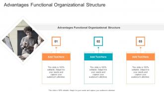 Advantages Functional Organizational Structure In Powerpoint And Google Slides Cpb
