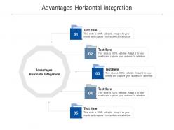 Advantages horizontal integration ppt powerpoint presentation microsoft cpb