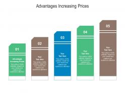 Advantages increasing prices ppt powerpoint presentation model graphics pictures cpb