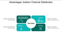 Advantages indirect channel distribution ppt powerpoint presentation infographic template graphics cpb