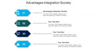 Advantages integration society ppt powerpoint presentation tips cpb