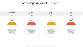 Advantages Internet Research In Powerpoint And Google Slides Cpb