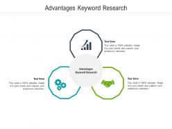 Advantages keyword research ppt powerpoint presentation icon layout cpb