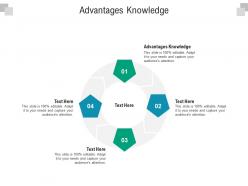 Advantages knowledge ppt powerpoint presentation model graphic tips cpb