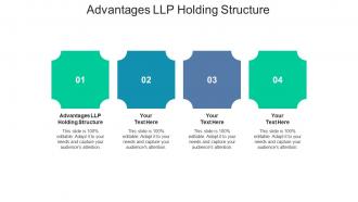 Advantages llp holding structure ppt powerpoint presentation file show cpb