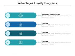 Advantages loyalty programs ppt powerpoint presentation infographic cpb