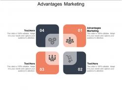 Advantages marketing ppt powerpoint presentation file ideas cpb