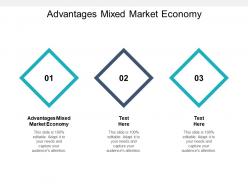 Advantages mixed market economy ppt powerpoint presentation slides model cpb