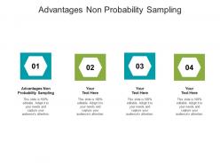 Advantages non probability sampling ppt powerpoint presentation file templates cpb