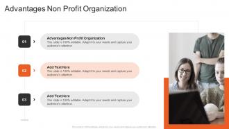 Advantages Non Profit Organization In Powerpoint And Google Slides Cpb