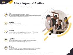 Advantages of ansible agentless flexible ppt powerpoint presentation templates
