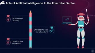 Advantages Of Artificial Intelligence In Education Training Ppt