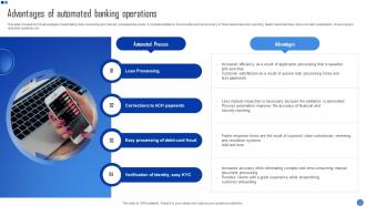 Advantages Of Automated Banking Operations