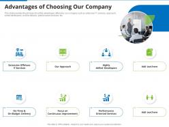 Advantages Of Choosing Our Company Agile Proposal Effective Project Management IT