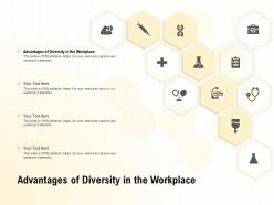 Advantages of diversity in the workplace ppt powerpoint presentation show information