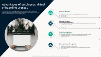 Advantages Of Employees Virtual Onboarding Process