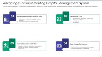 Advantages of implementing hospital management system