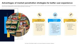 Advantages Of Market Penetration Strategies For Better User Experience