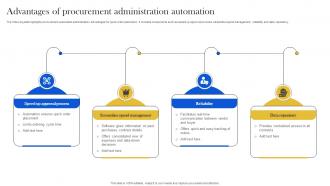 Advantages Of Procurement Administration Automation