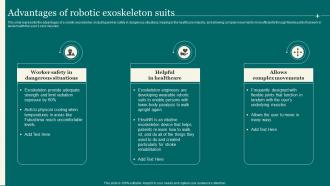Advantages Of Robotic Exoskeleton Suits Exoskeleton IT Ppt Inspiration