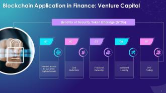 Advantages Of Security Token Offerings In Venture Capital Training Ppt