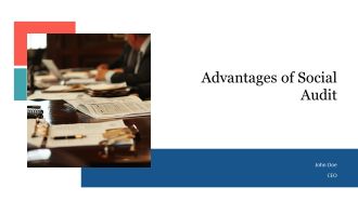 Advantages Of Social Audit PPT Guidelines AT
