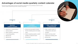 Advantages Of Social Media Quarterly Content Calendar