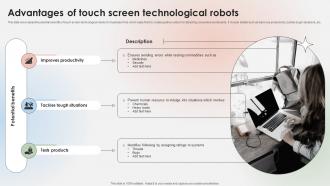 Advantages Of Touch Screen Technological Robots
