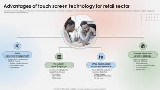 Advantages Of Touch Screen Technology For Retail Sector