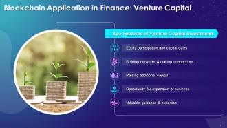 Advantages Of Venture Capital Investments Training Ppt