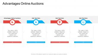 Advantages Online Auctions In Powerpoint And Google Slides Cpb