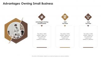 Advantages Owning Small Business In Powerpoint And Google Slides Cpb