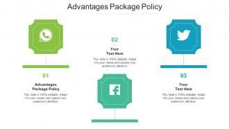 Advantages Package Policy Ppt Powerpoint Presentation Gallery Demonstration Cpb