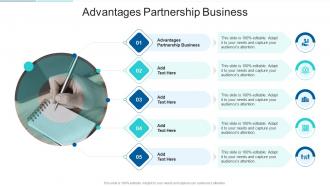 Advantages Partnership Business In Powerpoint And Google Slides Cpb
